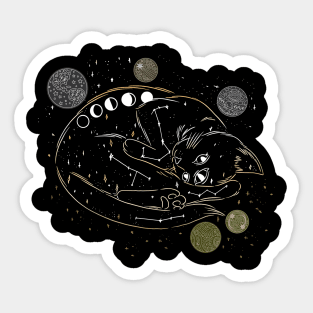 Galaxy Kitty Cat Sticker